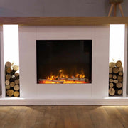 Flametek Williamsburg Electric Fireplace Suite